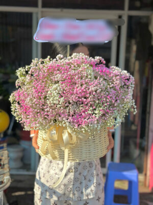 giỏ hoa babi